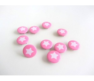 Jersey Druckknöpfe 11mm Snaps - Stern